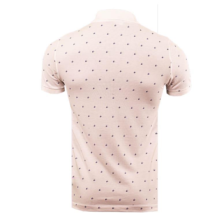 Lacoste Slim Fit All Over Print Polo Shirt White